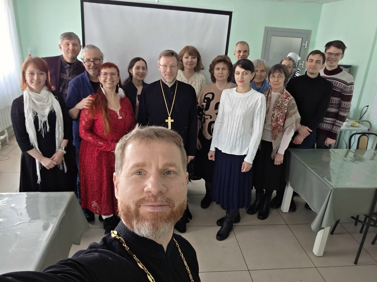 В храме прп. Сергия Радонежского прошла лекция по литургии
